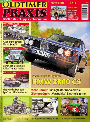 Deckblatt Oldtimer Praxis (03/2011)
